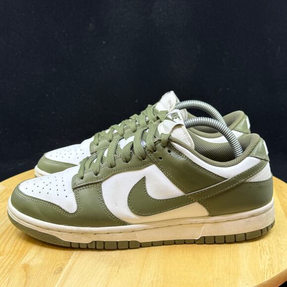 Nike Dunk Low Medium Olive Women’s Size 9 DD1503-120 Olive Green White Athletic - Picture 7 of 10